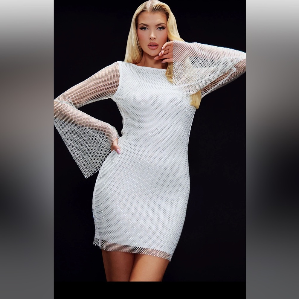 Sparkly embellished bandage dress - Picture 4 of 5